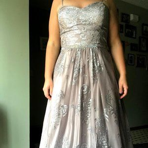 Full length prom dress